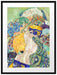 Gustav Klimt - Baby Wiege Passepartout Rechteckig 80