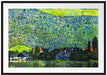 Gustav Klimt - Litzlberg am Attersee Passepartout Rechteckig 100