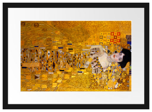 Gustav Klimt - Adele Bloch-Bauer I Passepartout Rechteckig 40