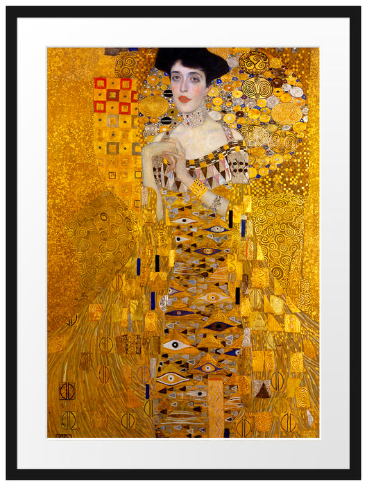 Gustav Klimt - Adele Bloch-Bauer I Passepartout Rechteckig 80