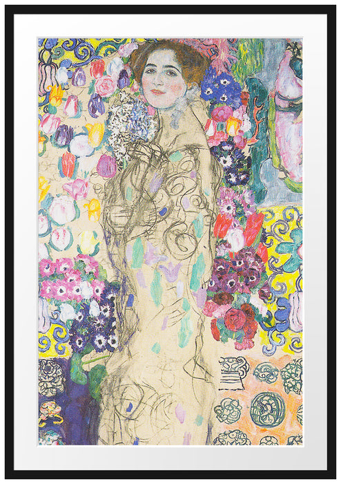 Gustav Klimt - Ria Munk III Passepartout Rechteckig 100