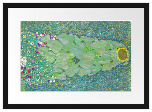 Gustav Klimt - Die Sonnenblume Passepartout Rechteckig 40