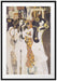 Gustav Klimt - Beethovenfrieslinker Teil Passepartout Rechteckig 100