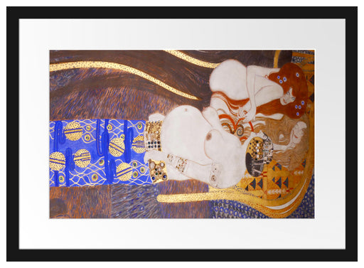 Gustav Klimt - Beethovenfriesrechter Teil Passepartout Rechteckig 40