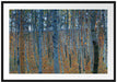 Gustav Klimt - Buchenwald I Passepartout Rechteckig 100