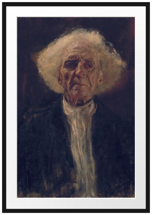 Gustav Klimt - Blinder Mann Passepartout Rechteckig 100