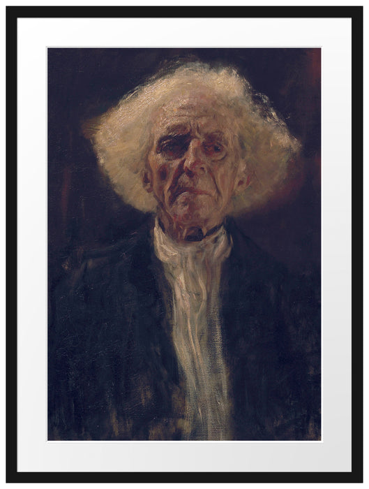Gustav Klimt - Blinder Mann Passepartout Rechteckig 80