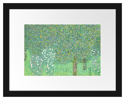 Gustav Klimt - Rosen unter Bäumen Passepartout Rechteckig 30