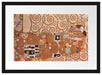 Gustav Klimt - Die Umarmung Passepartout Rechteckig 40