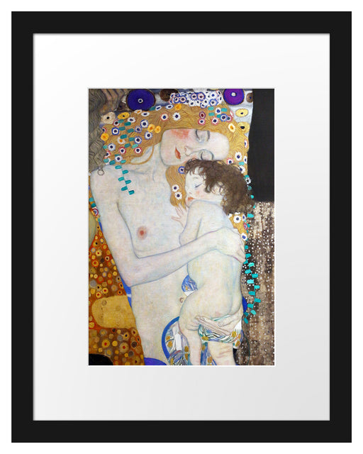 Gustav Klimt - Die drei Lebensalter einer Frau Passepartout Rechteckig 30