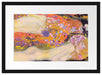 Gustav Klimt - Wasserschlangen II Passepartout Rechteckig 40