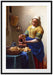 Johannes Vermeer - Das Milchmädchen Passepartout Rechteckig 100
