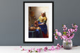 Johannes Vermeer - Das Milchmädchen Passepartout Dateil Rechteckig