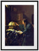 Johannes Vermeer - Der Astronom Passepartout Rechteckig 80