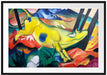 Franz Marc - Gelbe Kuh Passepartout Rechteckig 100
