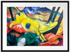 Franz Marc - Gelbe Kuh Passepartout Rechteckig 80