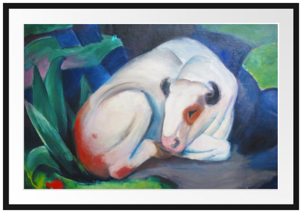 Franz Marc - Der Stier Passepartout Rechteckig 100