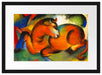 Franz Marc - Roter Stier Passepartout Rechteckig 40