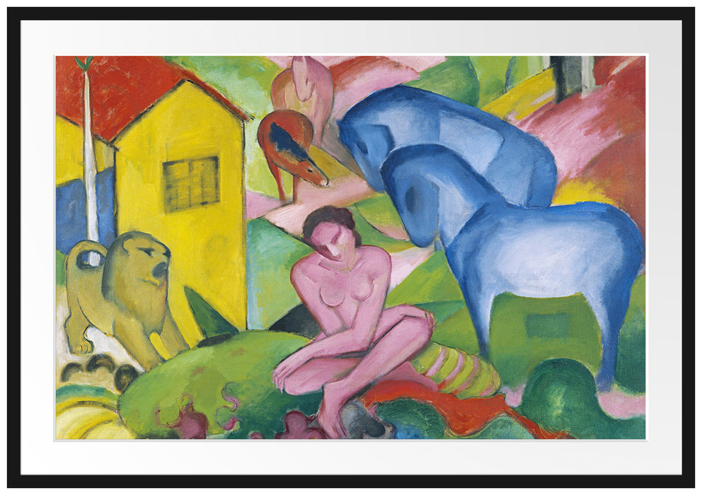 Franz Marc - Der Traum Passepartout Rechteckig 100