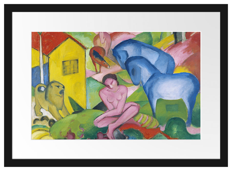Franz Marc - Der Traum Passepartout Rechteckig 40