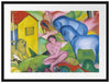 Franz Marc - Der Traum Passepartout Rechteckig 80