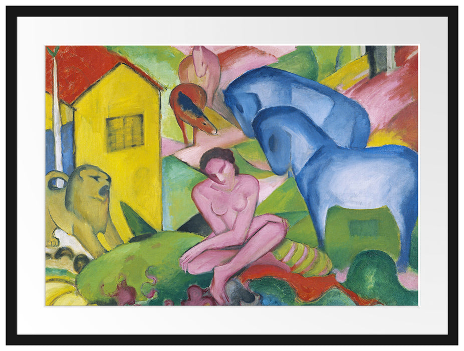 Franz Marc - Der Traum Passepartout Rechteckig 80