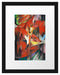 Franz Marc - Füchse Passepartout Rechteckig 30