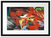 Franz Marc - Füchse Passepartout Rechteckig 40