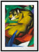 Franz Marc - Der Tiger Passepartout Rechteckig 80