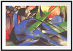 Franz Marc - Träumendes Pferd Passepartout Rechteckig 100