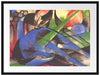 Franz Marc - Träumendes Pferd Passepartout Rechteckig 80