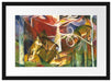 Franz Marc - Rehe im Wald I Passepartout Rechteckig 40