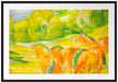 Franz Marc - Große Landschaft I Passepartout Rechteckig 100