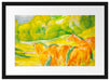 Franz Marc - Große Landschaft I Passepartout Rechteckig 40