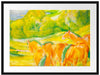 Franz Marc - Große Landschaft I Passepartout Rechteckig 80