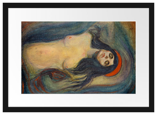 Edvard Munch - Madonna Passepartout Rechteckig 40