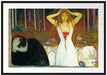 Edvard Munch - Asche Passepartout Rechteckig 100