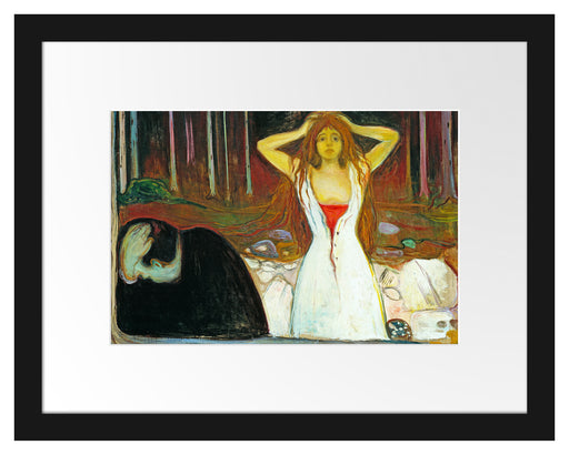 Edvard Munch - Asche Passepartout Rechteckig 30
