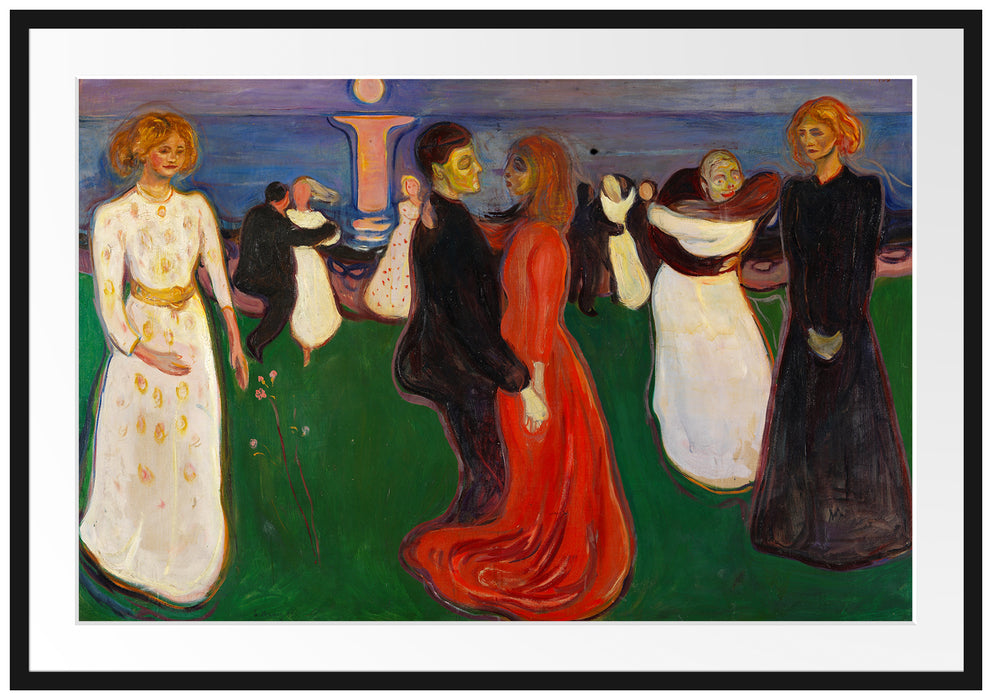 Edvard Munch - Tanz des Lebens Passepartout Rechteckig 100