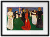 Edvard Munch - Tanz des Lebens Passepartout Rechteckig 40