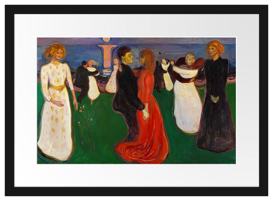 Edvard Munch - Tanz des Lebens Passepartout Rechteckig 40