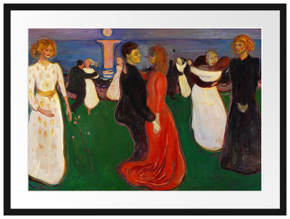 Edvard Munch - Tanz des Lebens Passepartout Rechteckig 80