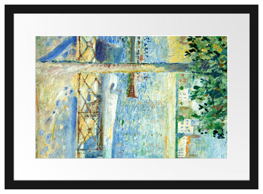 Edvard Munch - Die Seine bei Saint-Cloud Passepartout Rechteckig 40