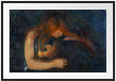 Edvard Munch - Vampir Passepartout Rechteckig 100