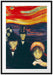 Edvard Munch - Angst Passepartout Rechteckig 100
