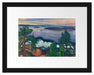 Edvard Munch - Train Smoke Passepartout Rechteckig 30