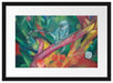 Franz Marc - Das Äffchen Passepartout Rechteckig 40