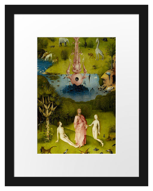 Hieronymus Bosch - Der Garten der Lüste I Passepartout Rechteckig 30