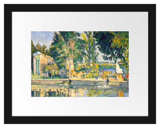 Paul Cézanne  - Jas de Bouffan I Passepartout Rechteckig 30