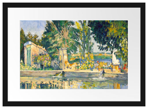 Paul Cézanne  - Jas de Bouffan I Passepartout Rechteckig 40